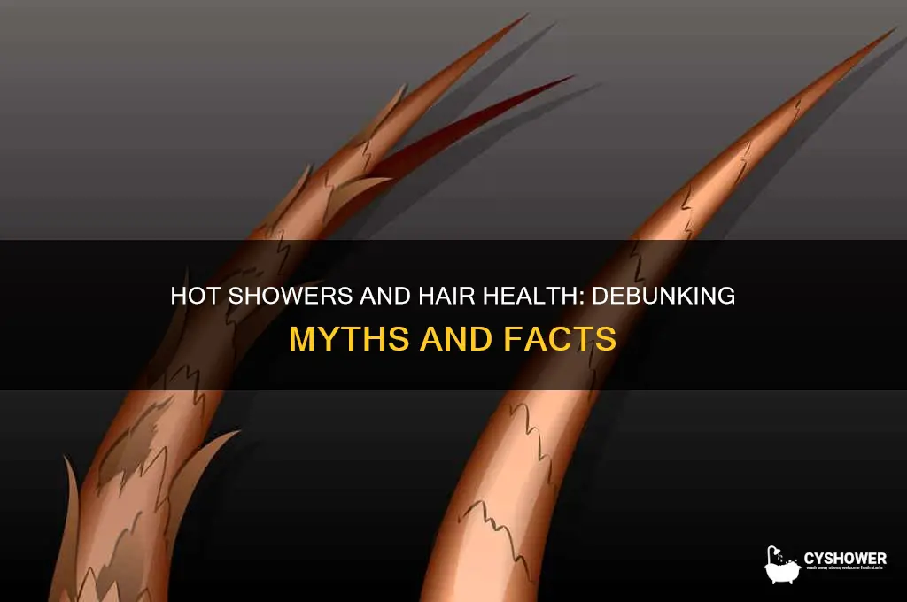 does hot shower damage hair