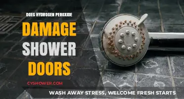 Hydrogen Peroxide on Shower Doors: Safe Cleaning or Costly Damage?