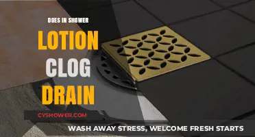 Does In-Shower Lotion Clog Your Drain? Find Out Here