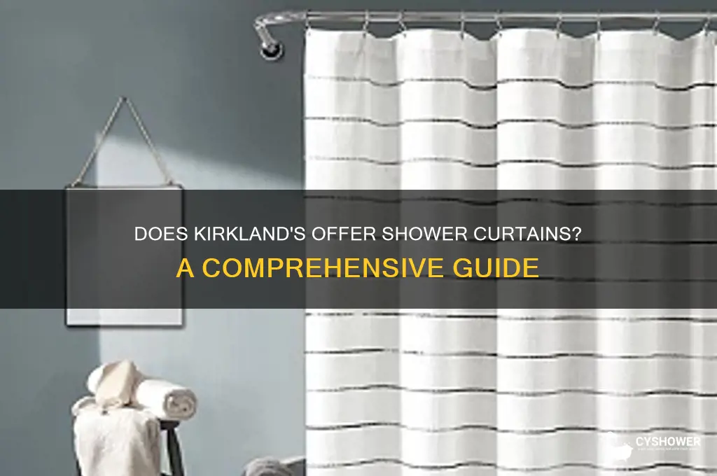 does kirklands have shower curtains