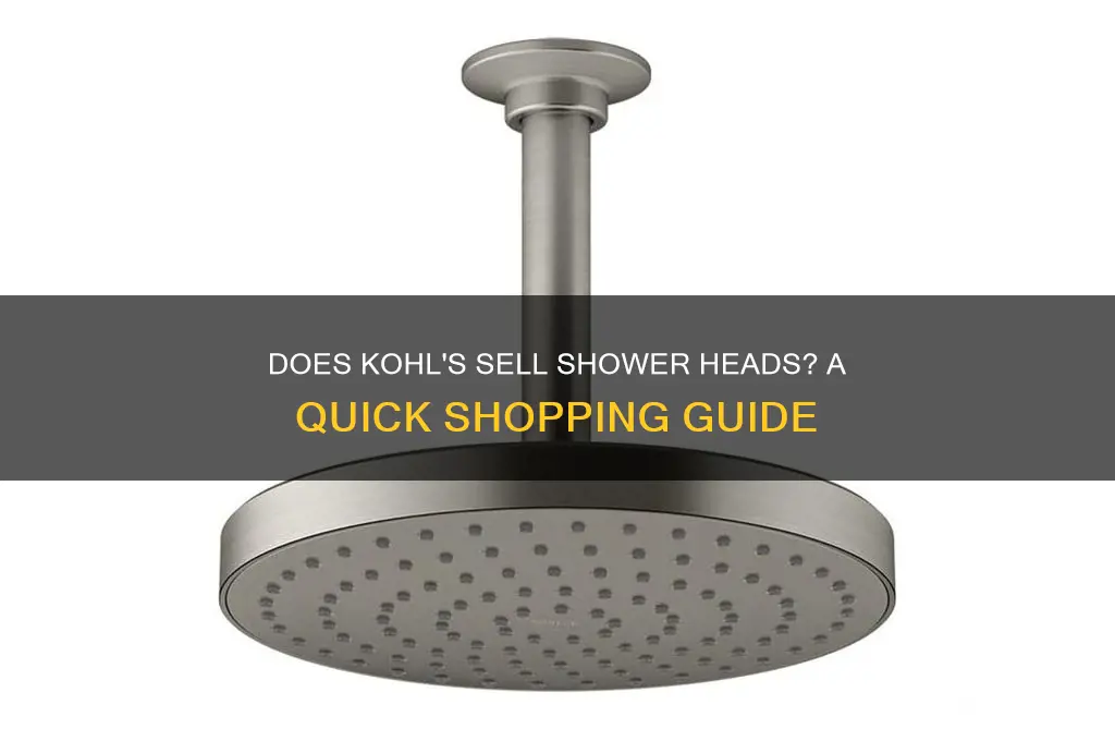 does kohls have shower heads