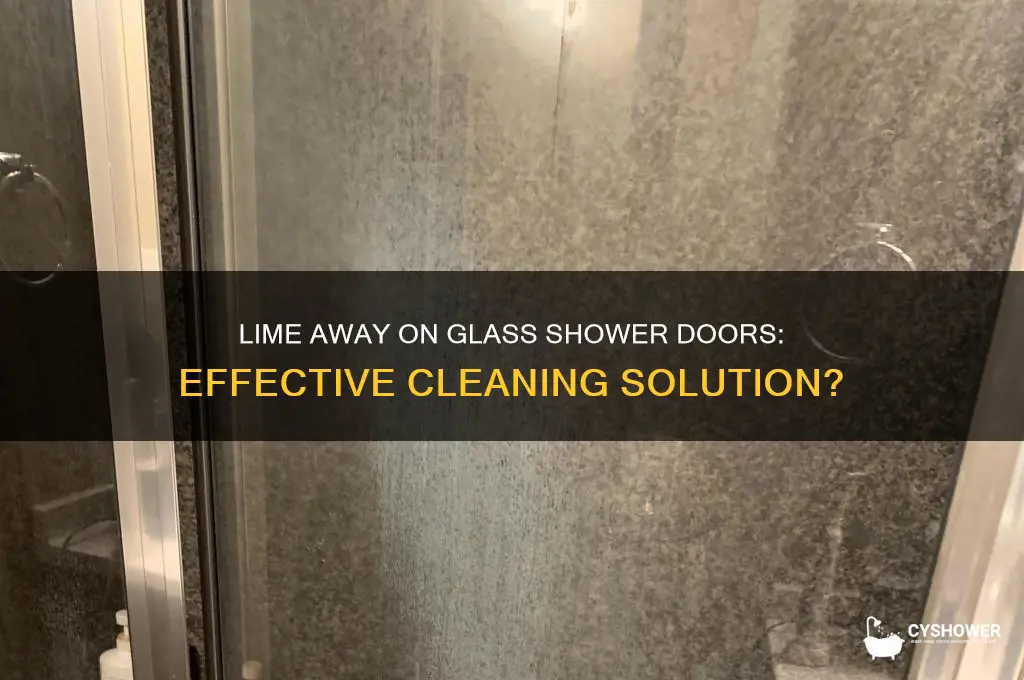 does lime away work on glass shower doors
