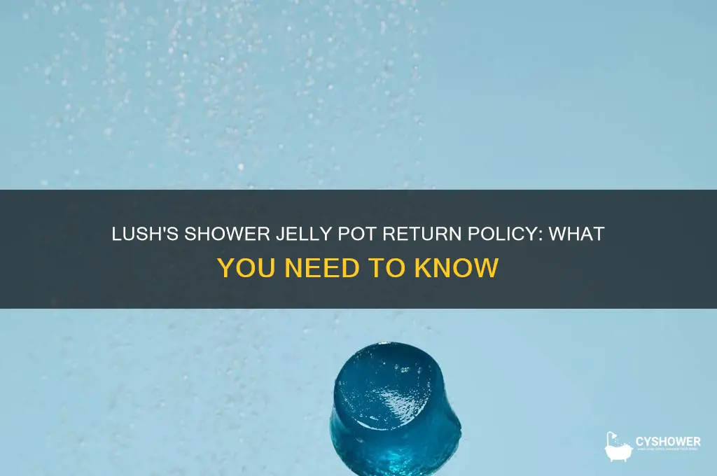 does lush take back the shower jelly pot