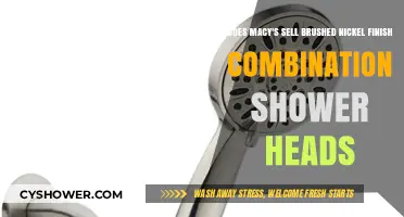 Macy's Brushed Nickel Finish Combination Shower Heads: Availability and Options