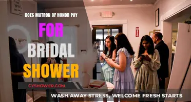 Who Pays for the Bridal Shower? Matron of Honor's Financial Role