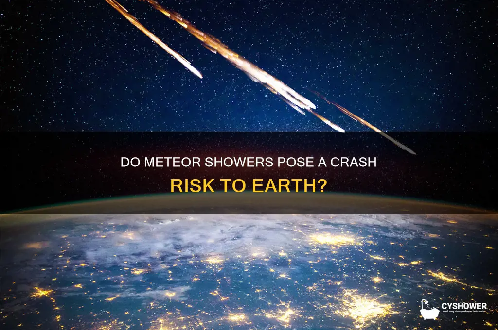 does meteor shower crash