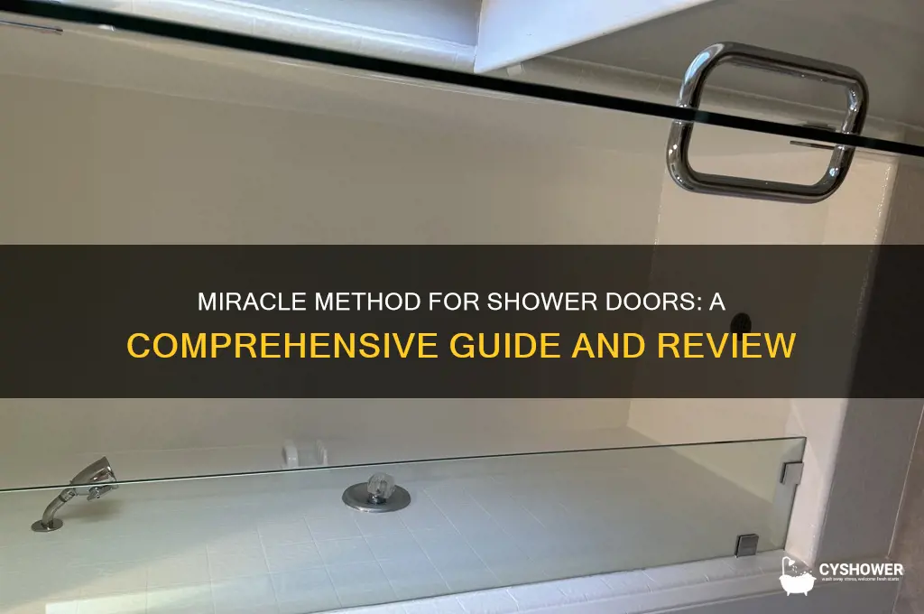 does miracle method do shower doors