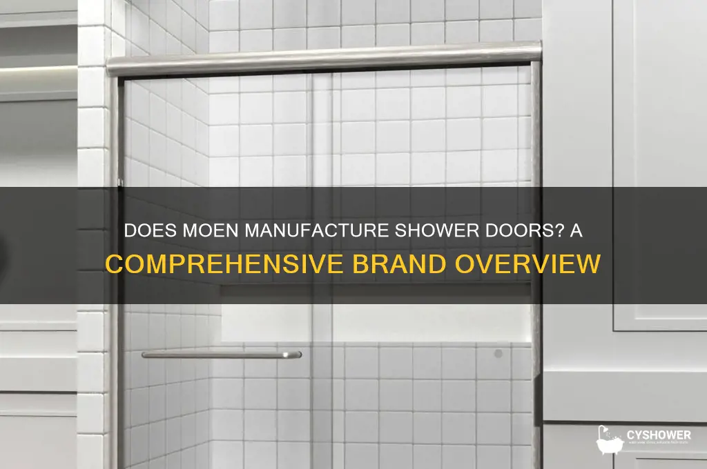 does moen make shower doors