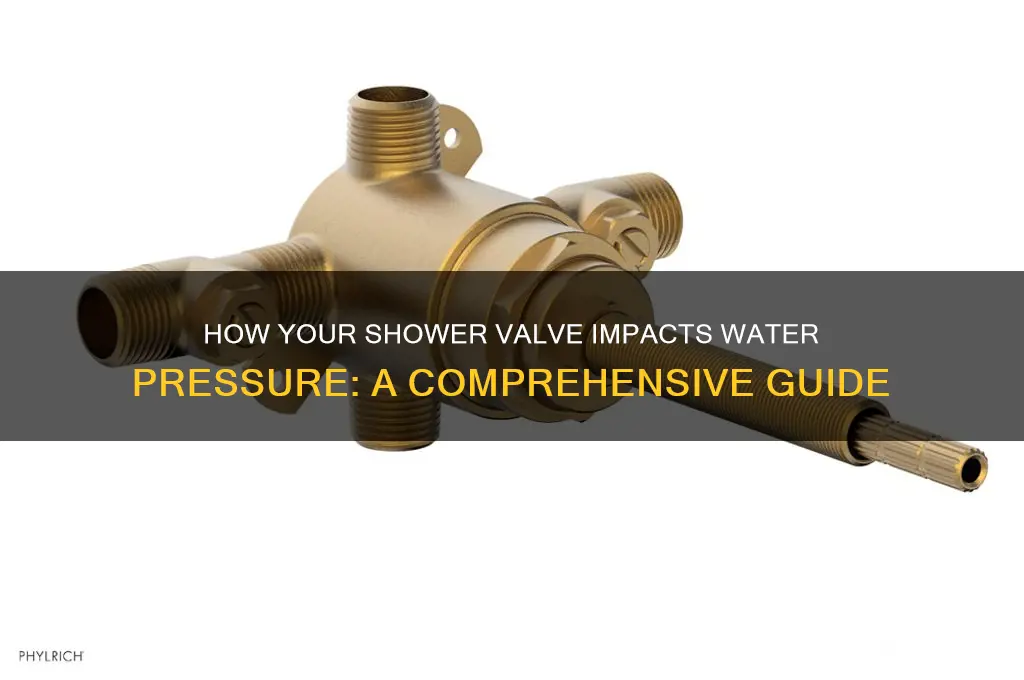 does my shower valve effect my water pressure