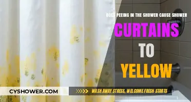 Does Shower Peeing Cause Yellow Curtains? The Truth Revealed