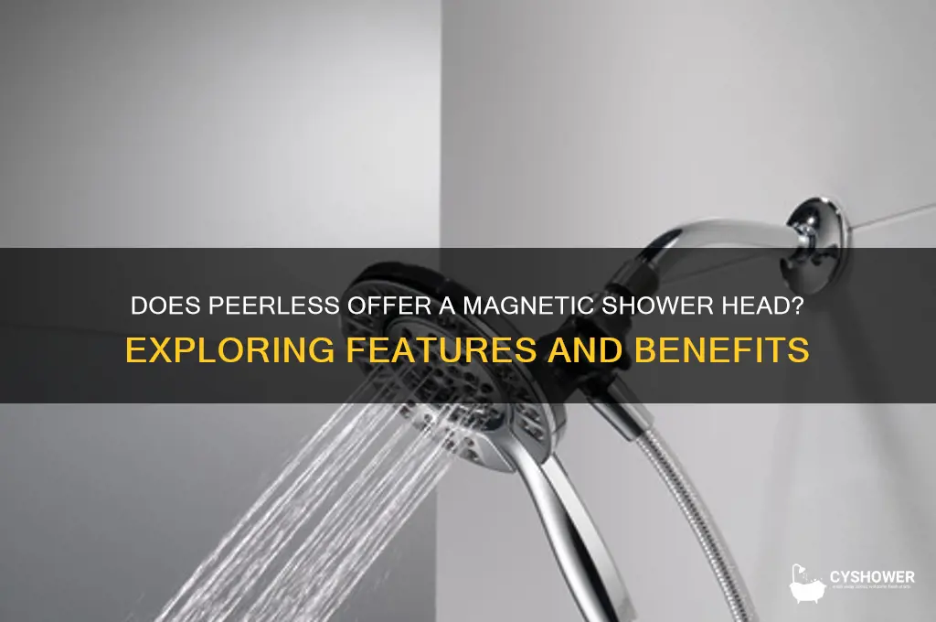 does peerless have a magnetic shower head