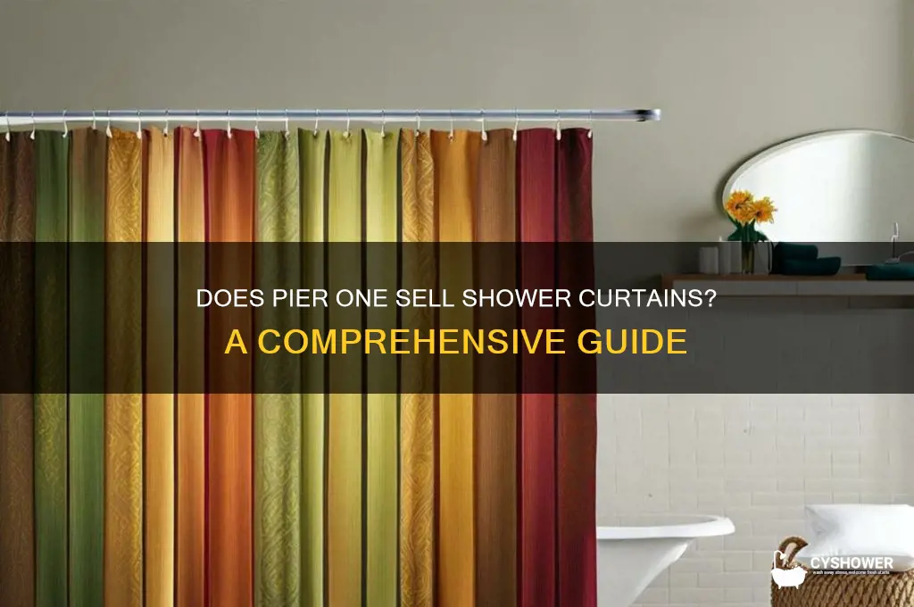 does pier one sell shower curtains
