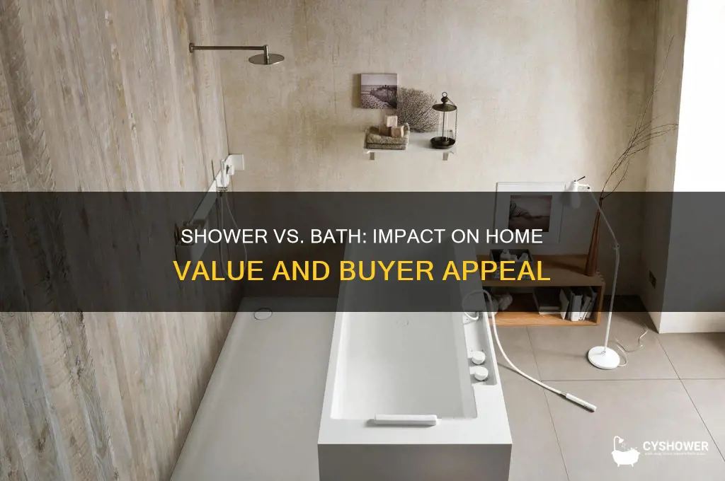 does replacing a bath with a shower devalue your home