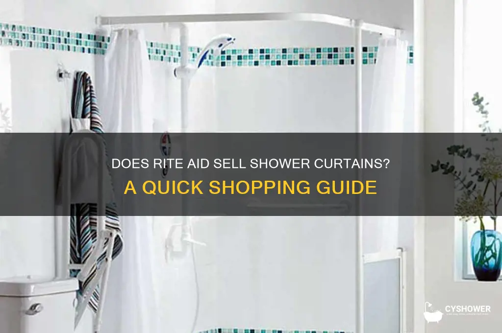 does rite aid have shower curtains