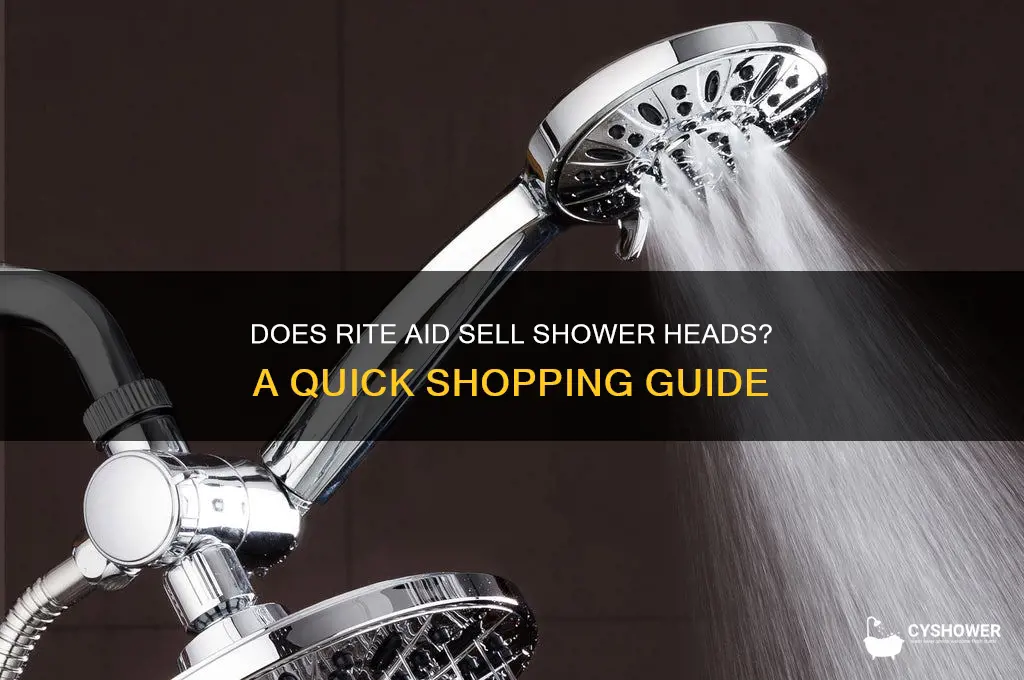 does rite aid sell shower heads
