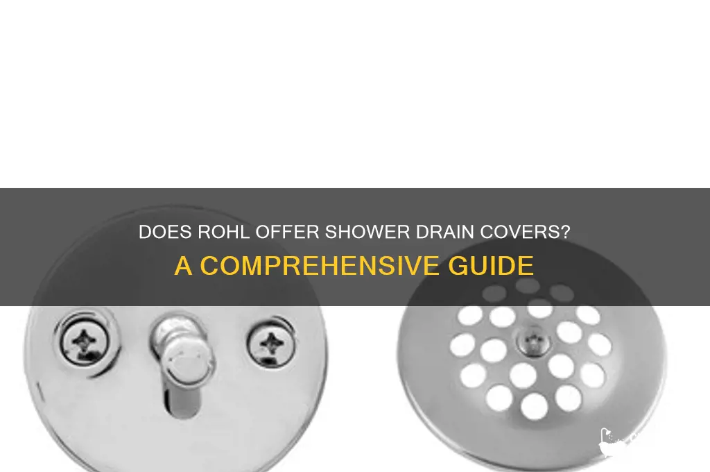 does rohl sell shower drain covers