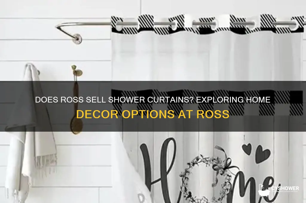 does ross have shower curtains