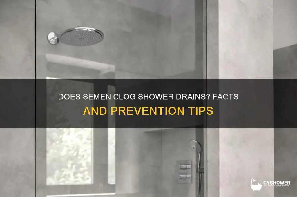 does seman clog shower drains