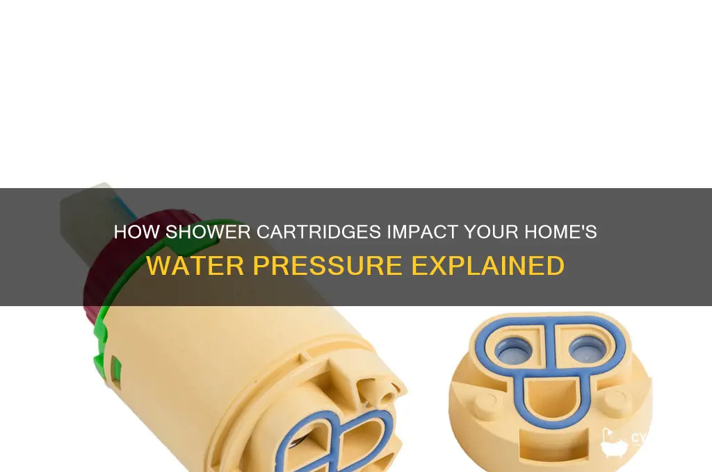 does shower cartridge affect water pressure