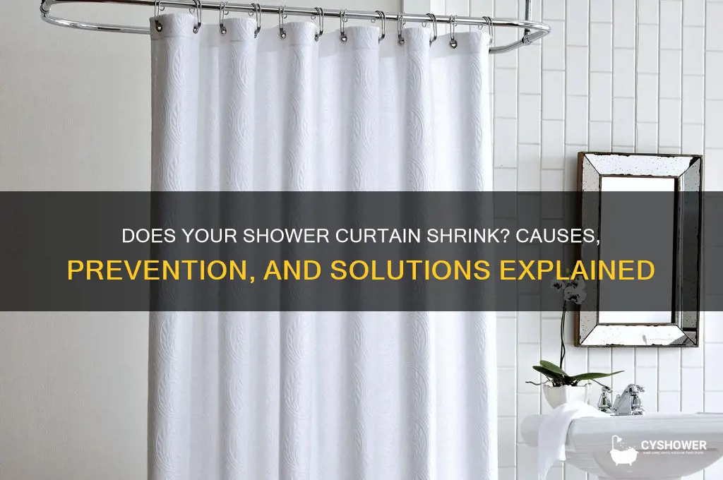 does shower curtain shrink