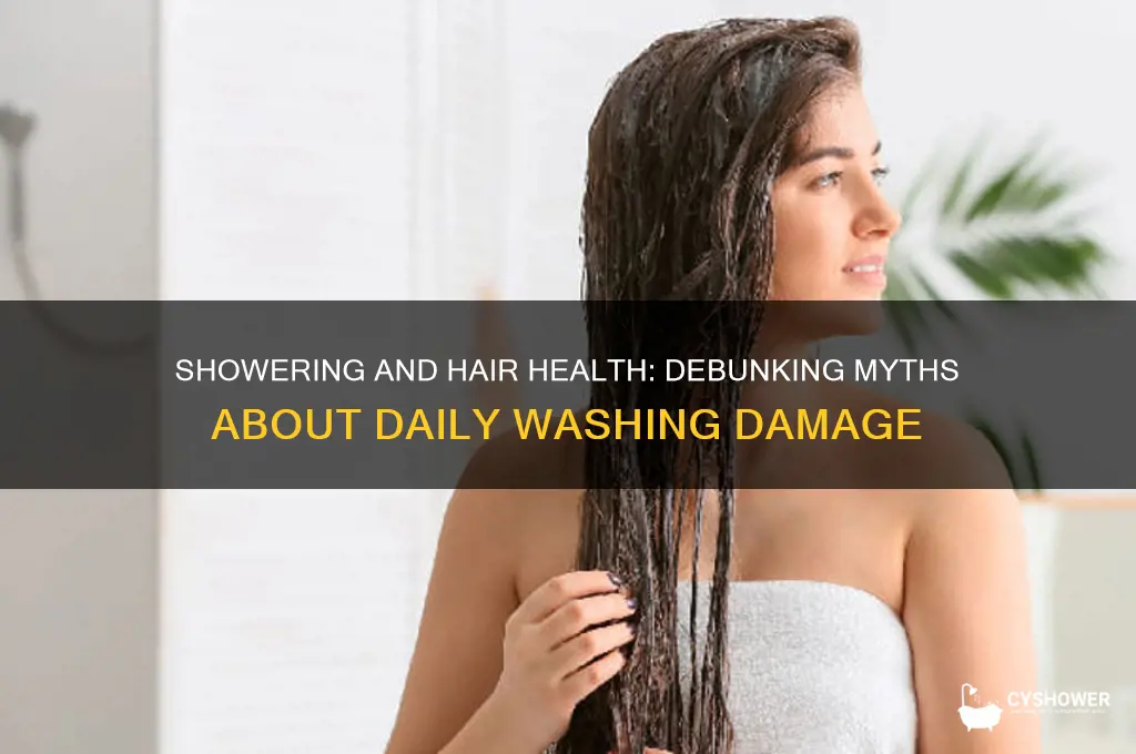 does shower damage your hair