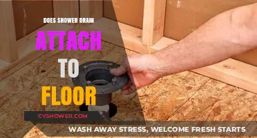 How Does a Shower Drain Attach to the Floor?