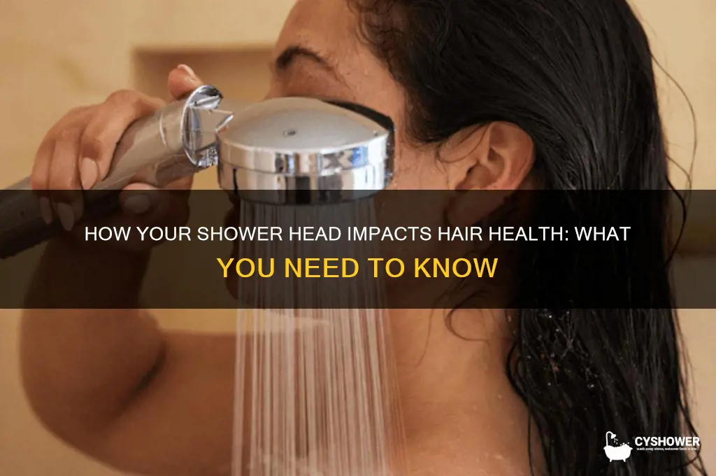 does shower head affect hair