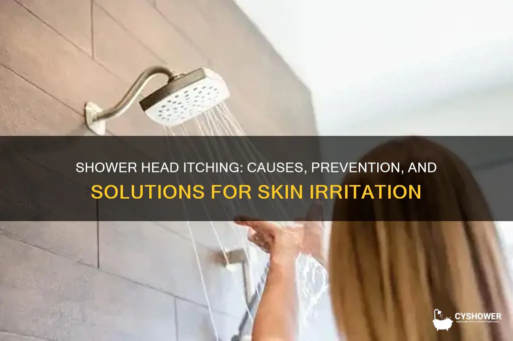 does shower head cause itching