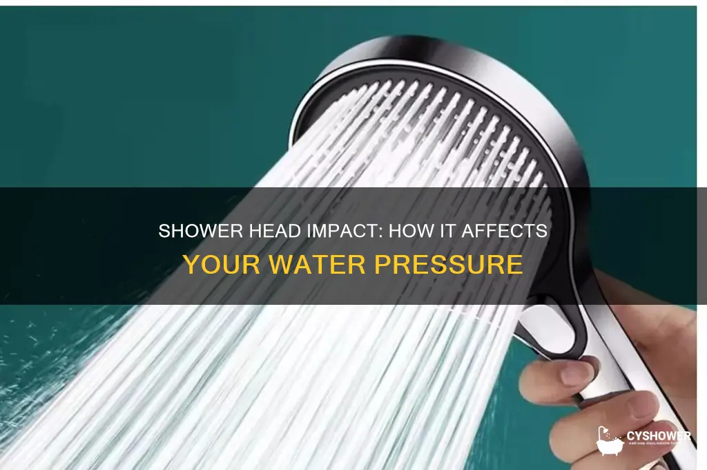 does shower head impact water pressure