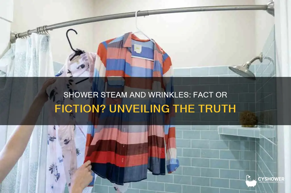 does shower steam get rid of wrinkles