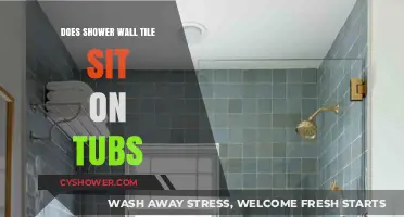 Shower Wall Tile Installation: Does It Sit Directly on Tubs?