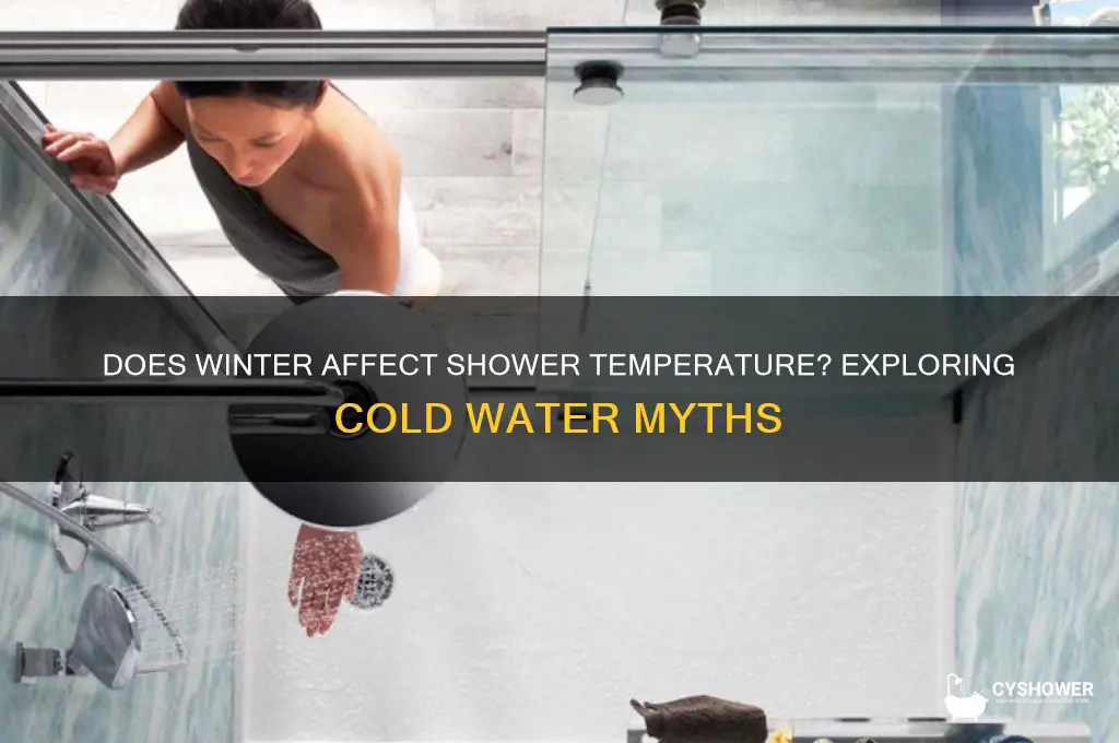 does shower water get colder in the winter