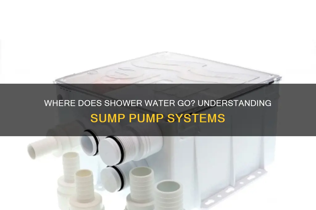 does shower water go to sump pump