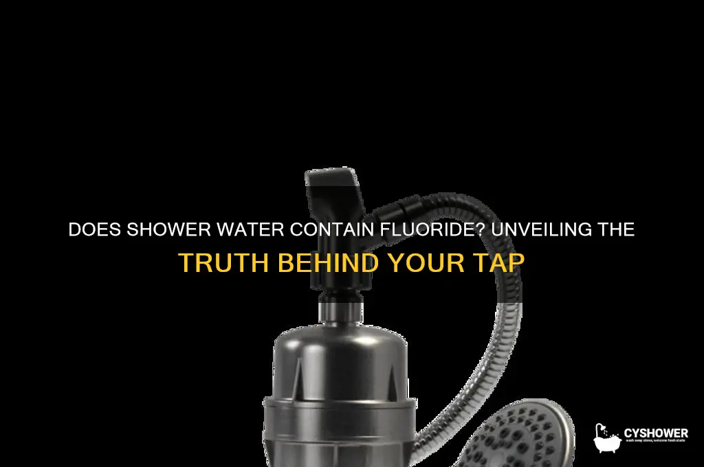 does shower water have fluoride