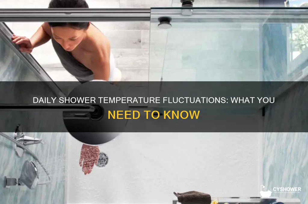 does shower water temperature vary throughout the day