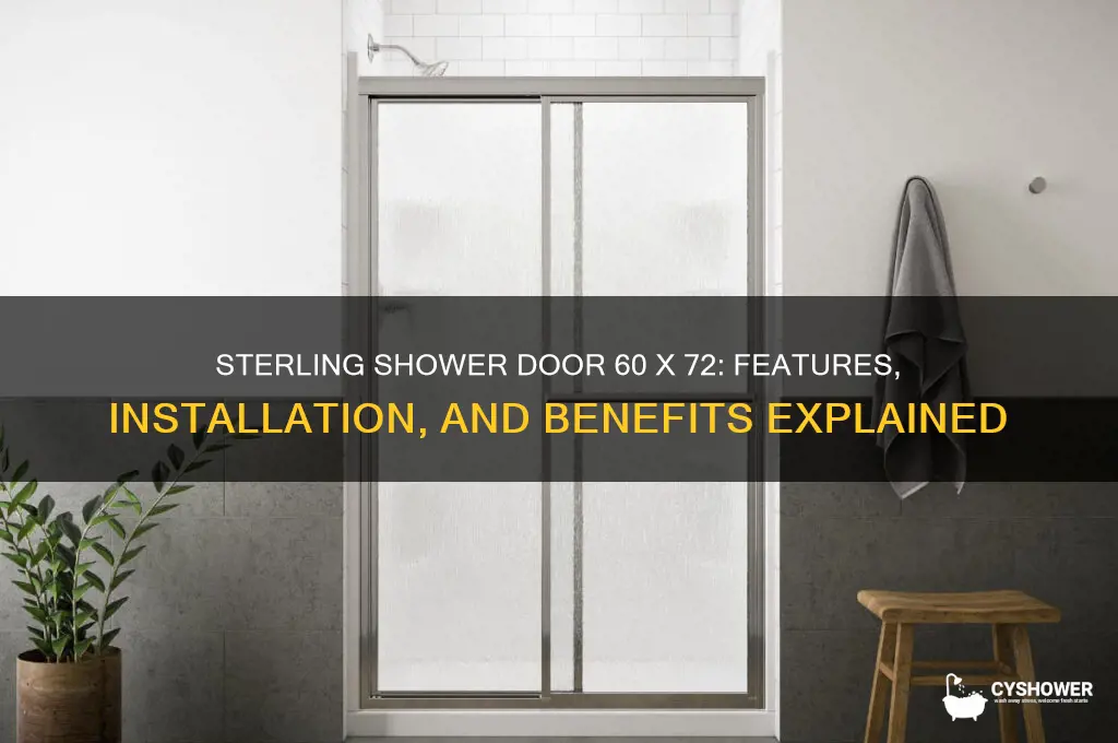 does sterling shower door 60 x 72