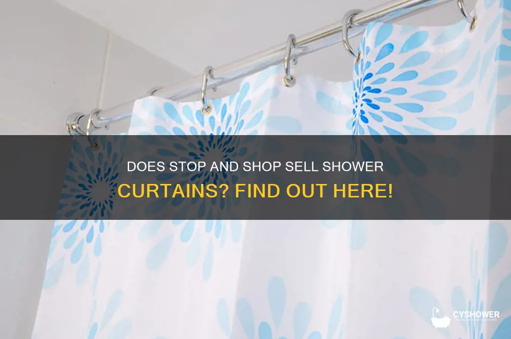 does stop and shop sell shower curtains