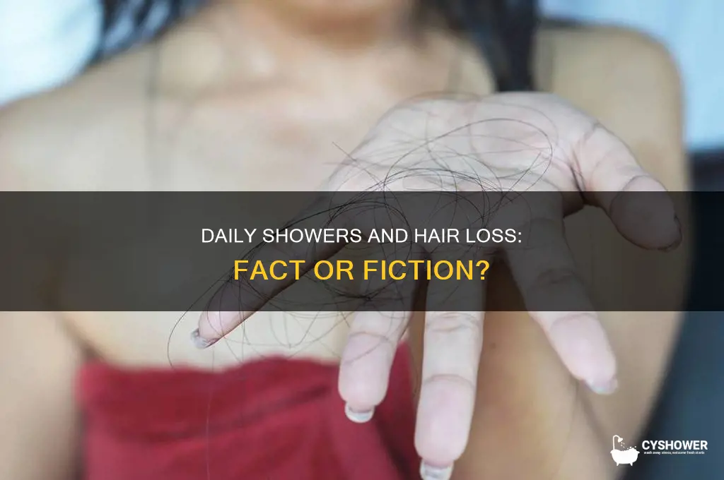 does taking a shower everyday cause hair loss