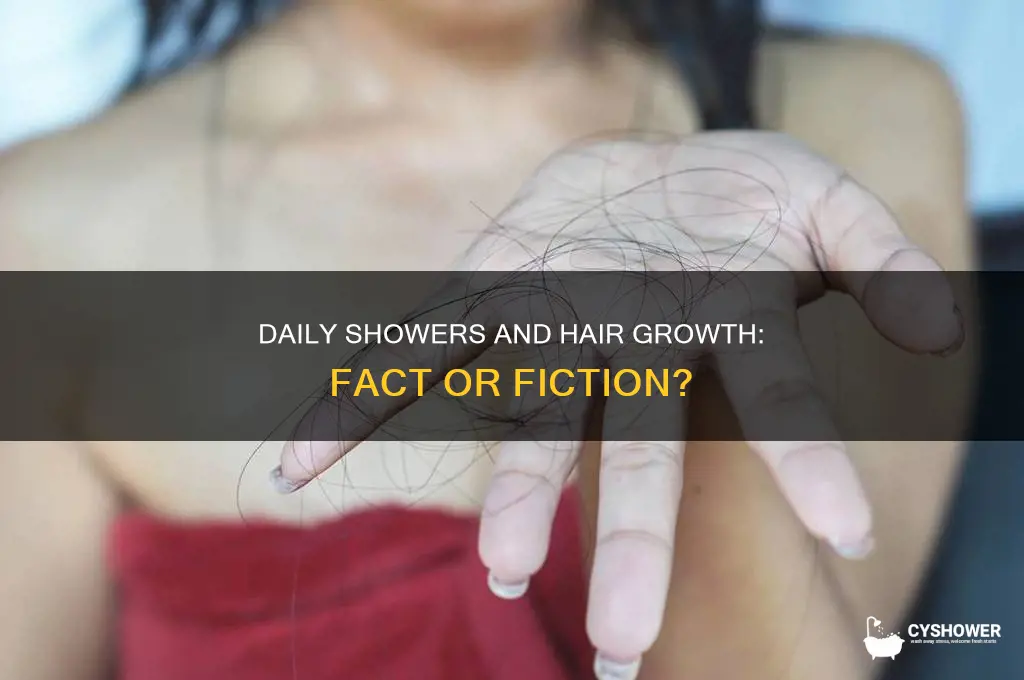 does taking a shower everyday increase hair growth