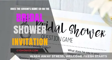 Groom's Name on Bridal Shower Invites: Tradition or Modern Twist?