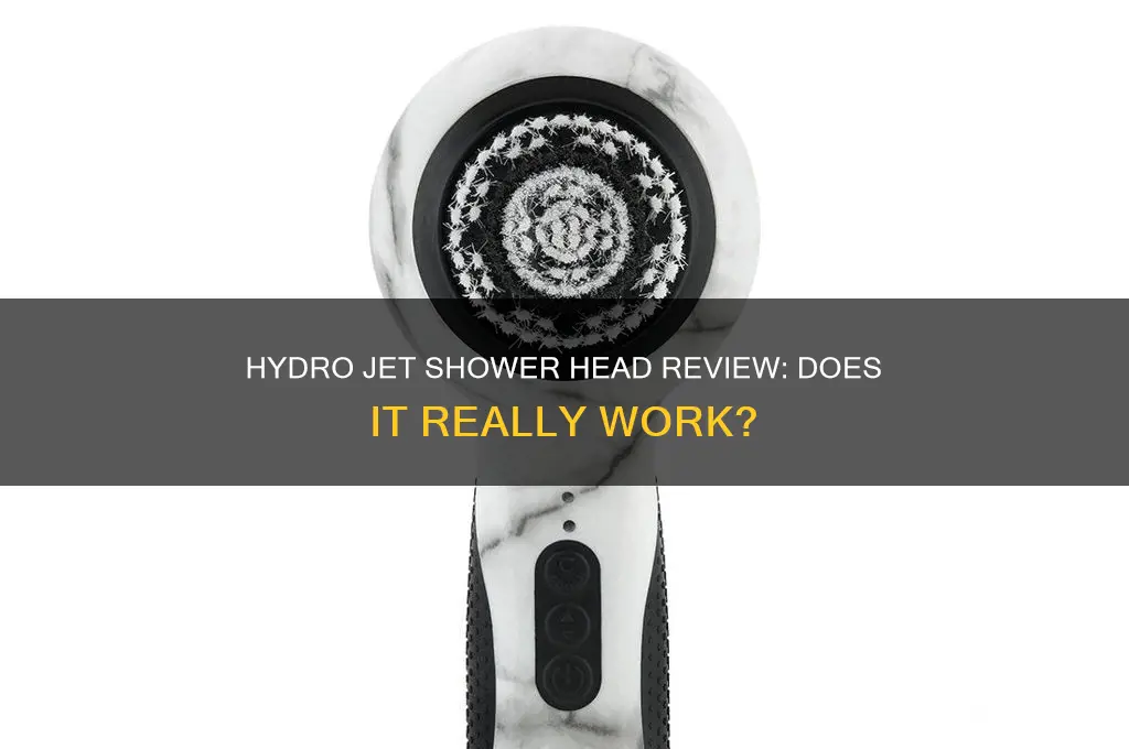 does the hydro jet shower head work