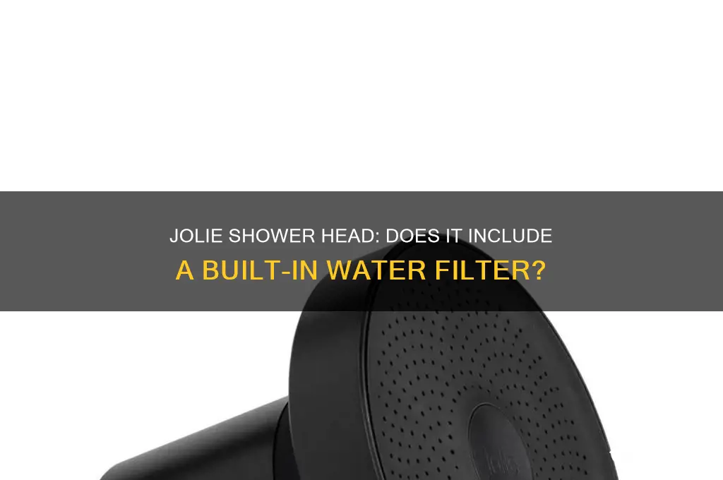 does the jolie shower head come with a filter