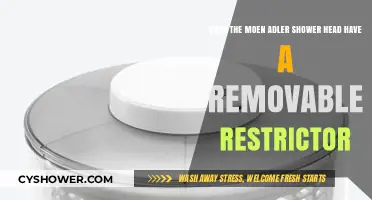 Moen Adler Shower Head: Removable Restrictor Feature Explained