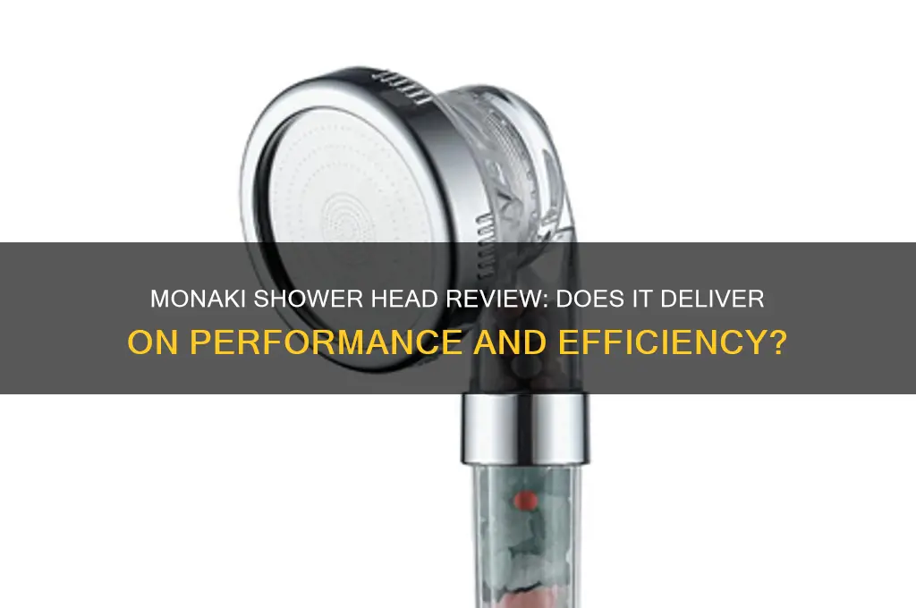 does the monaki shower head work well