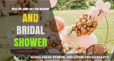 Should You Gift the Same for Wedding and Bridal Shower?