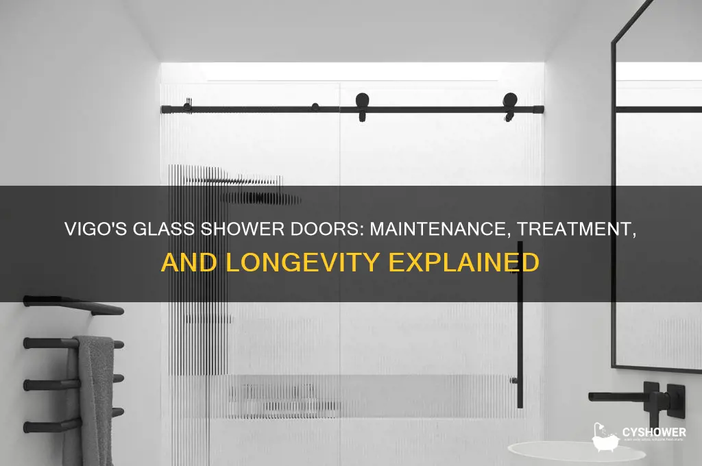 does vigo treat their glass shower doors