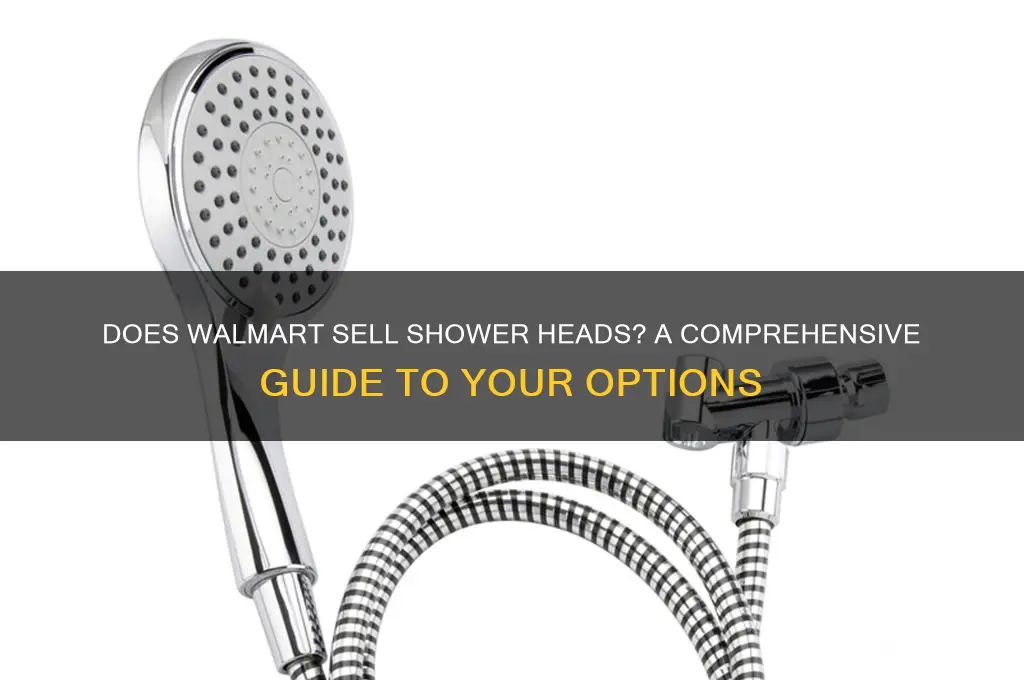 does wal mart sell shower heads