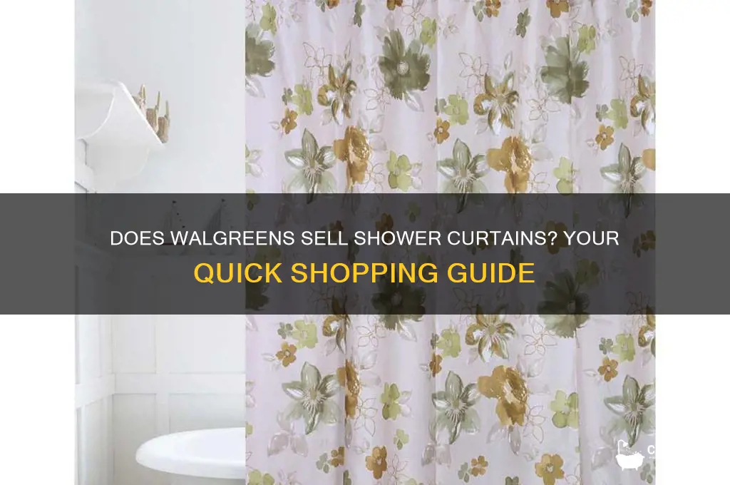 does walgreens carry shower curtains