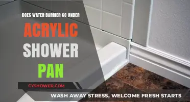 Should You Install a Water Barrier Under an Acrylic Shower Pan?