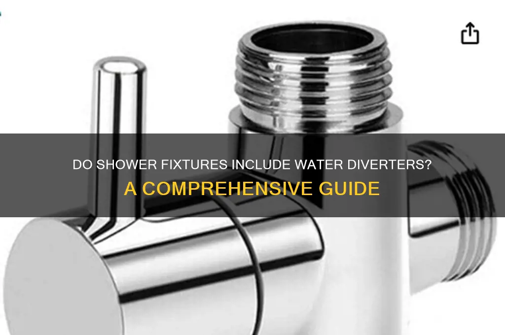 does water diverter come with shower fixtures